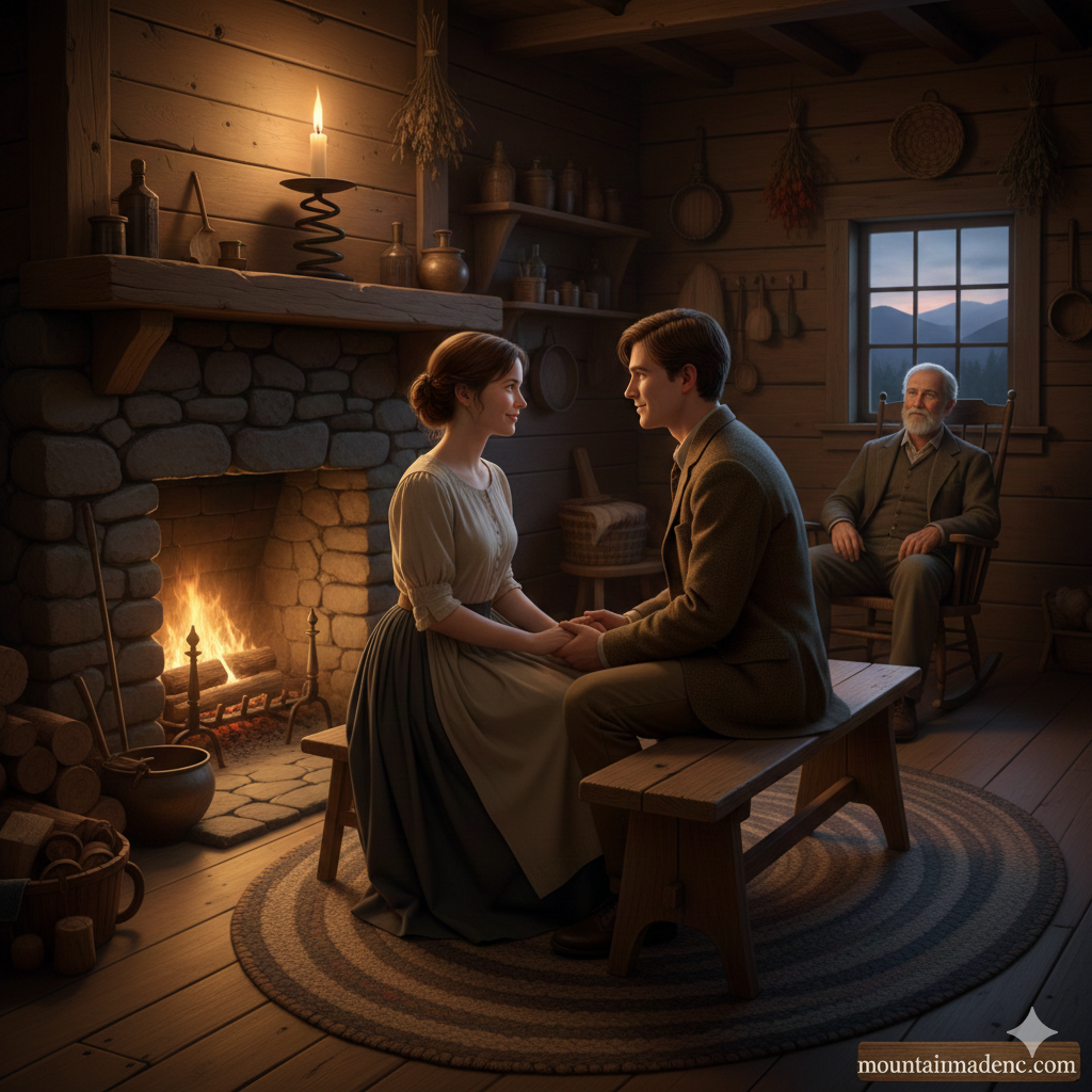 The Courting Candle: Love by Candlelight in the Appalachian Mountains