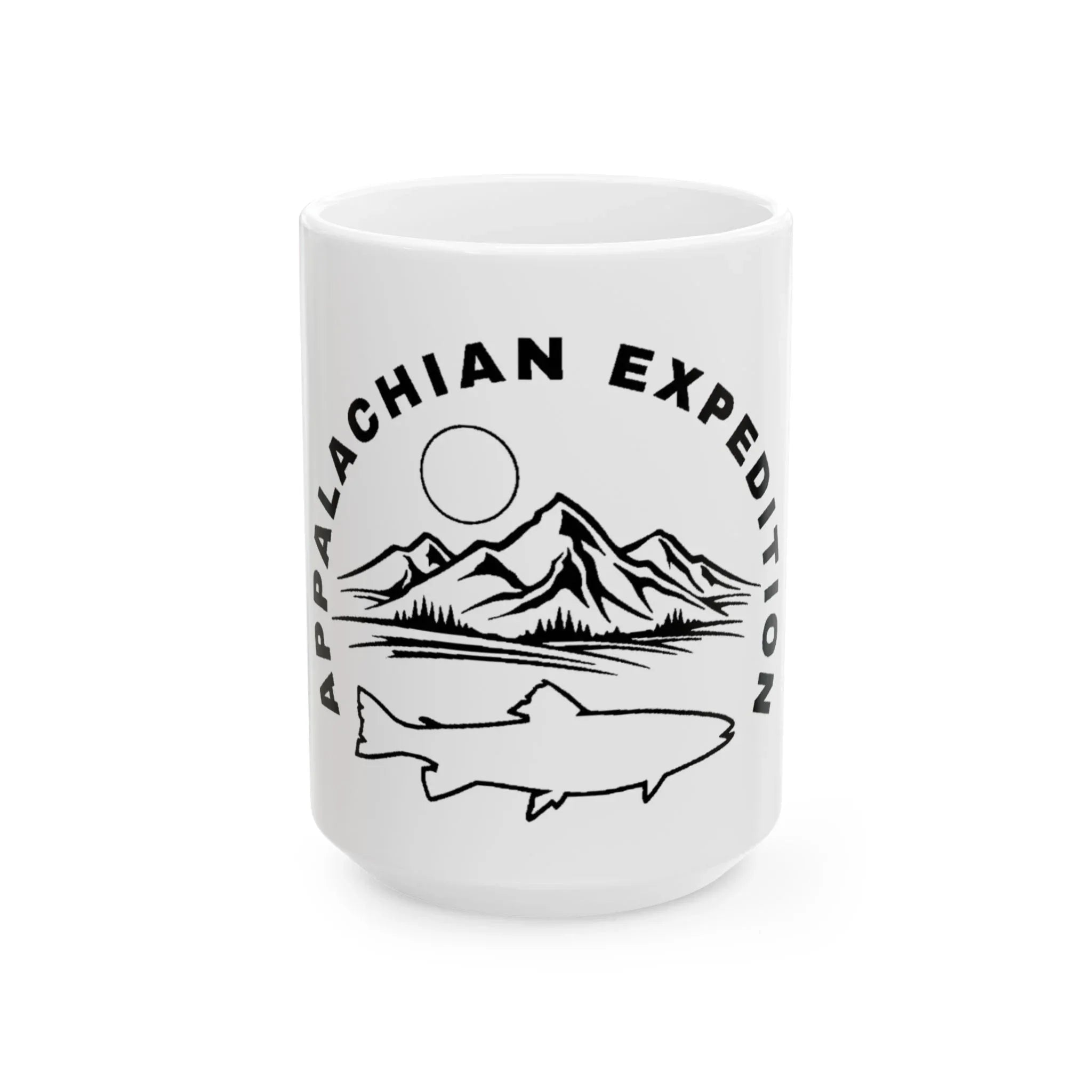 Appalachian Expedition Ceramic Mug - Adventure-Inspired 11oz & 15oz Coffee Cup 15oz