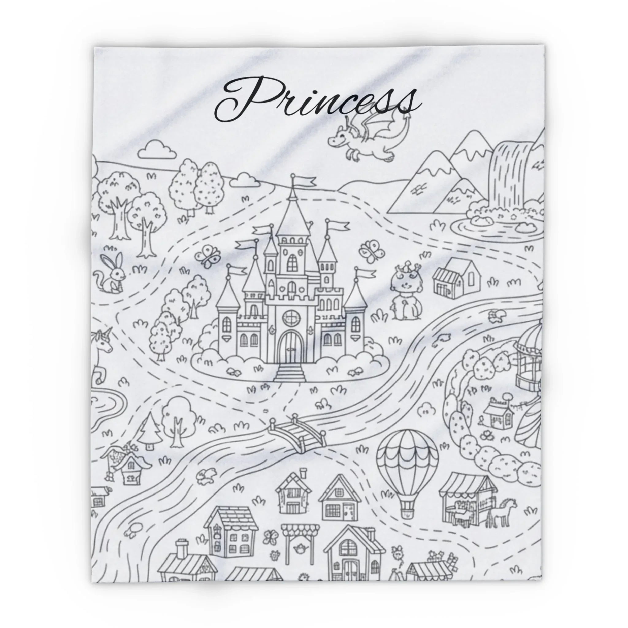 Princess Adventure Arctic Fleece Blanket 50" × 60"