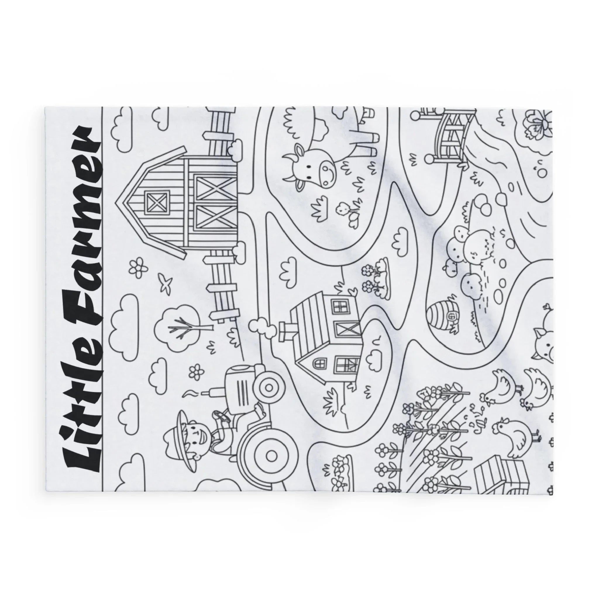 Cozy Farmhouse Fleece Blanket