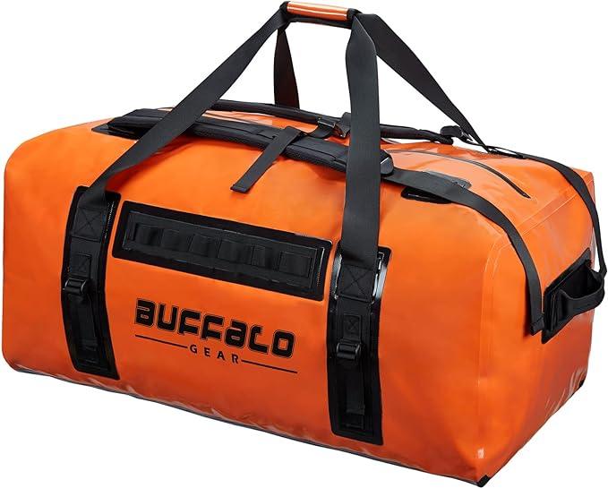 159QT Duffel Bag With Waterproof Zipper Orange