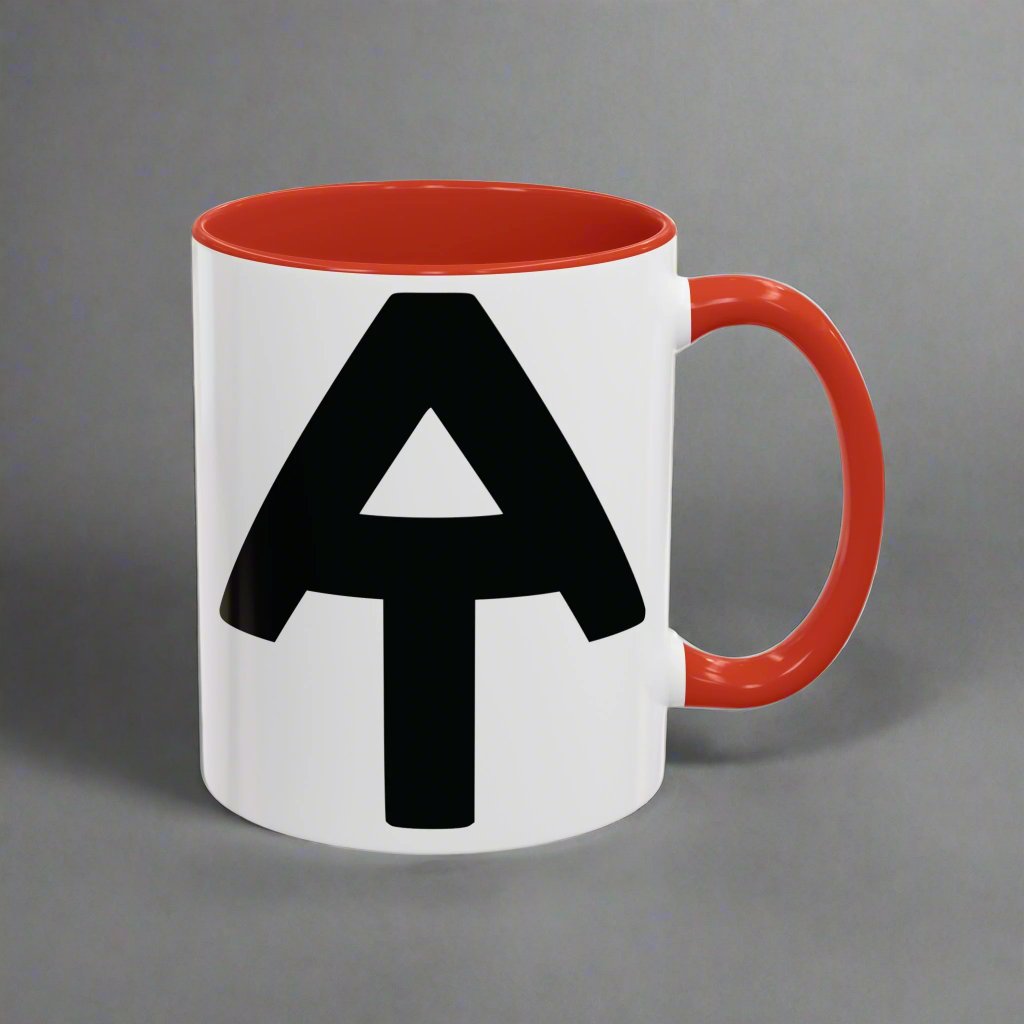 Appalachian Trail Accent Mug AT Mileage Sign Red