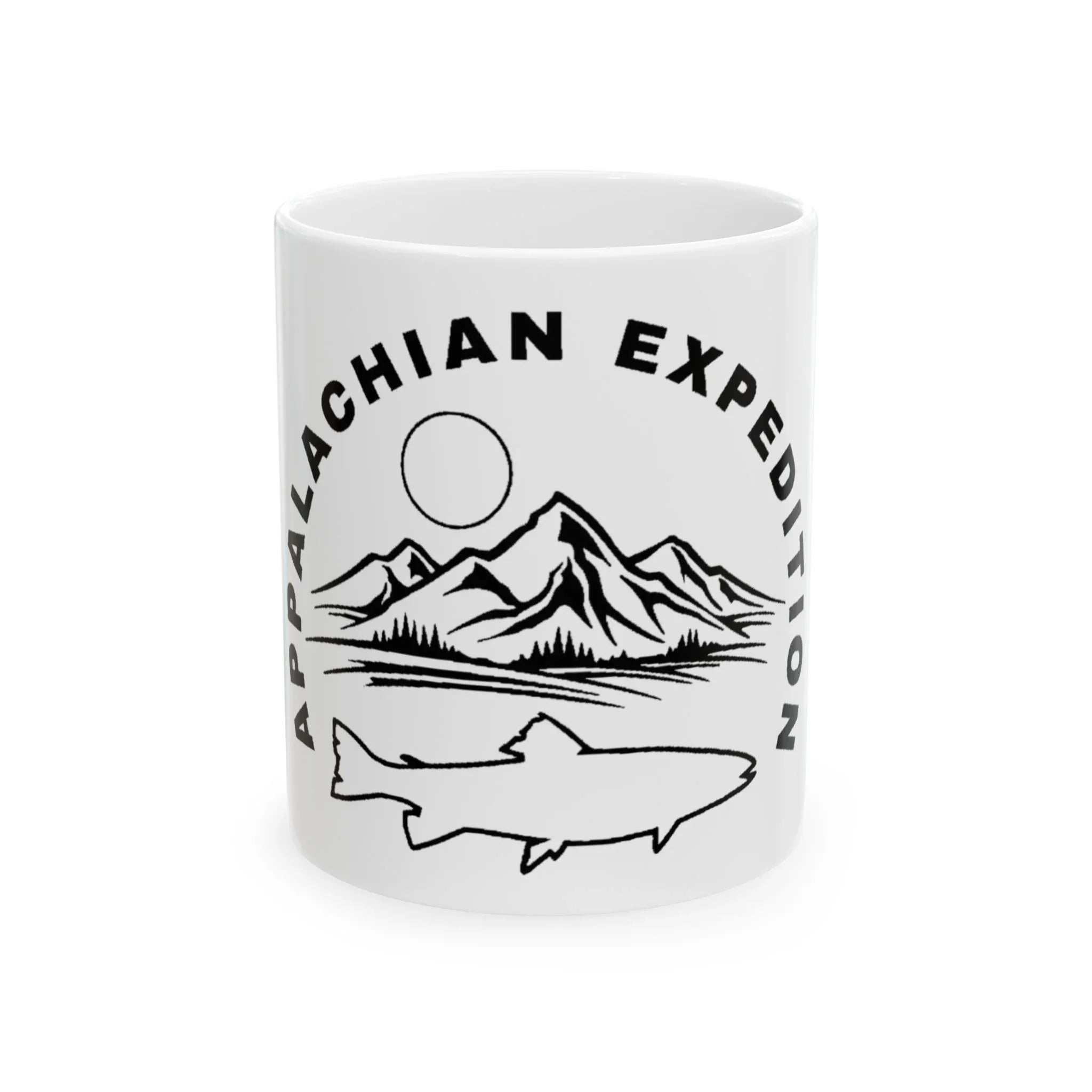 Appalachian Expedition Ceramic Mug - Adventure-Inspired 11oz & 15oz Coffee Cup 11oz