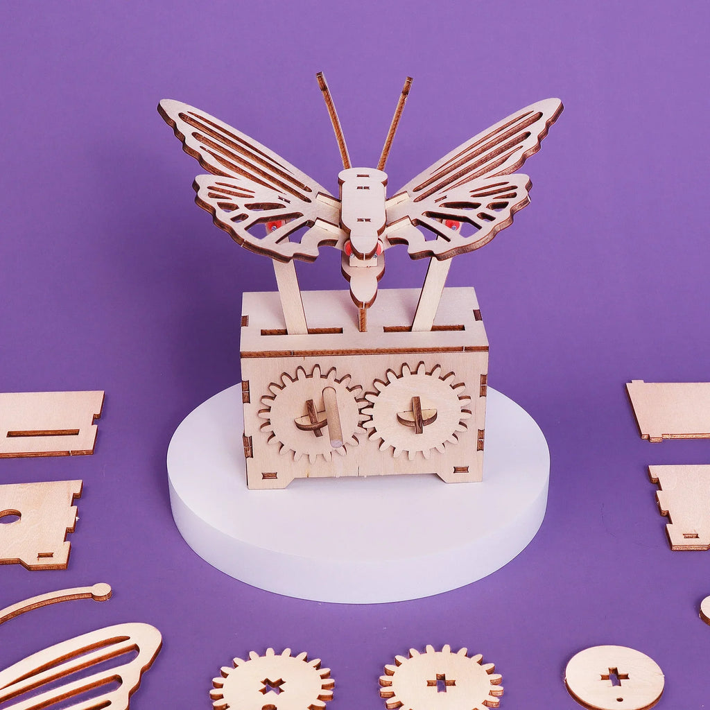 Fluttering Butterfly DIY Kit, Educational STEM Toy