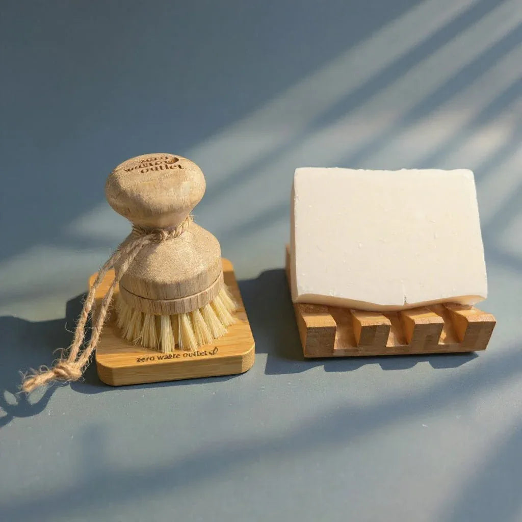 4 Piece Dish Washing Starter Kit Regular Regular Bristles