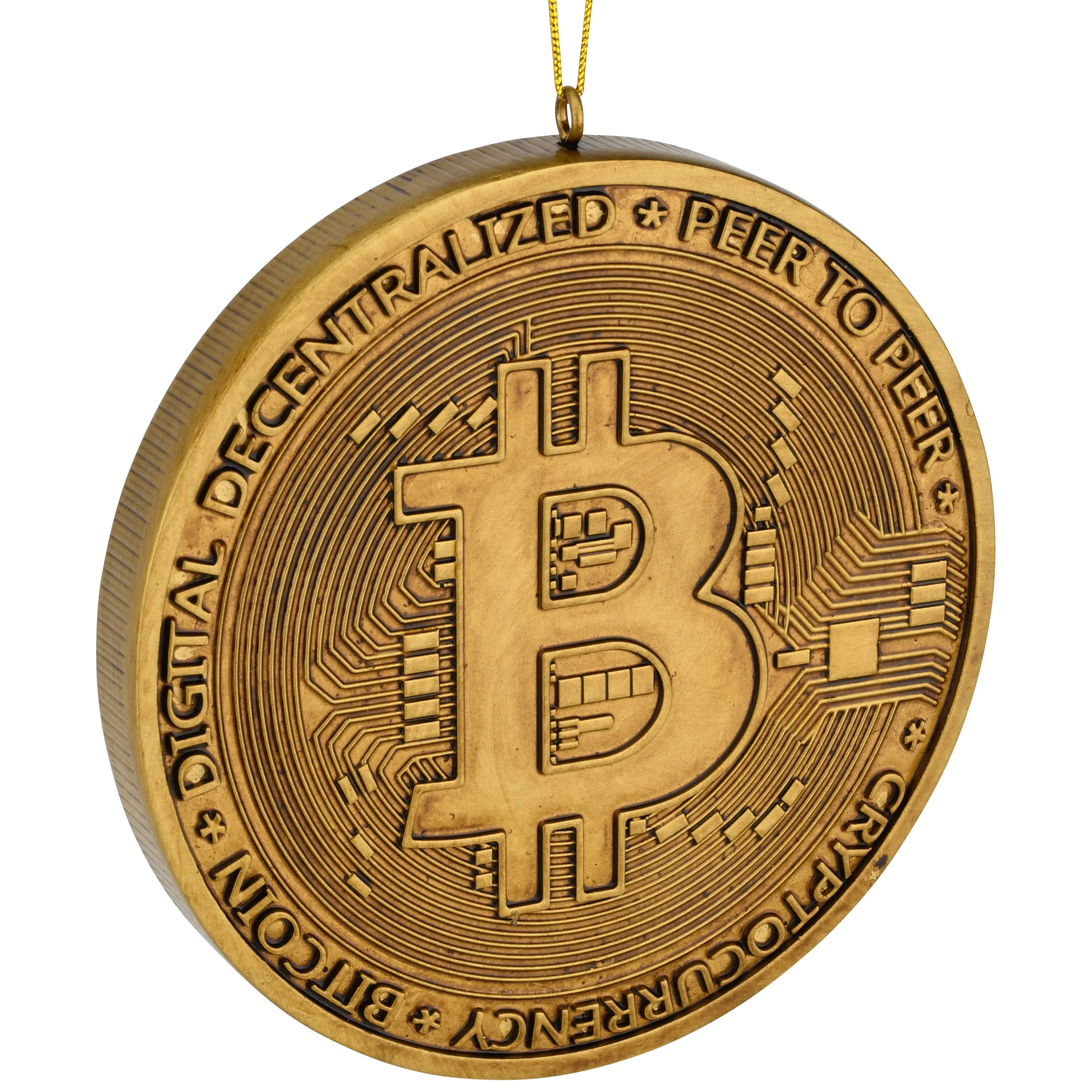 Bitcoin Christmas Ornament Cryptocurrency Money Ornaments