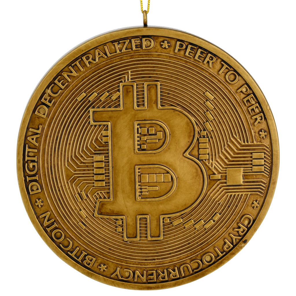 Bitcoin Christmas Ornament Cryptocurrency Money Ornaments