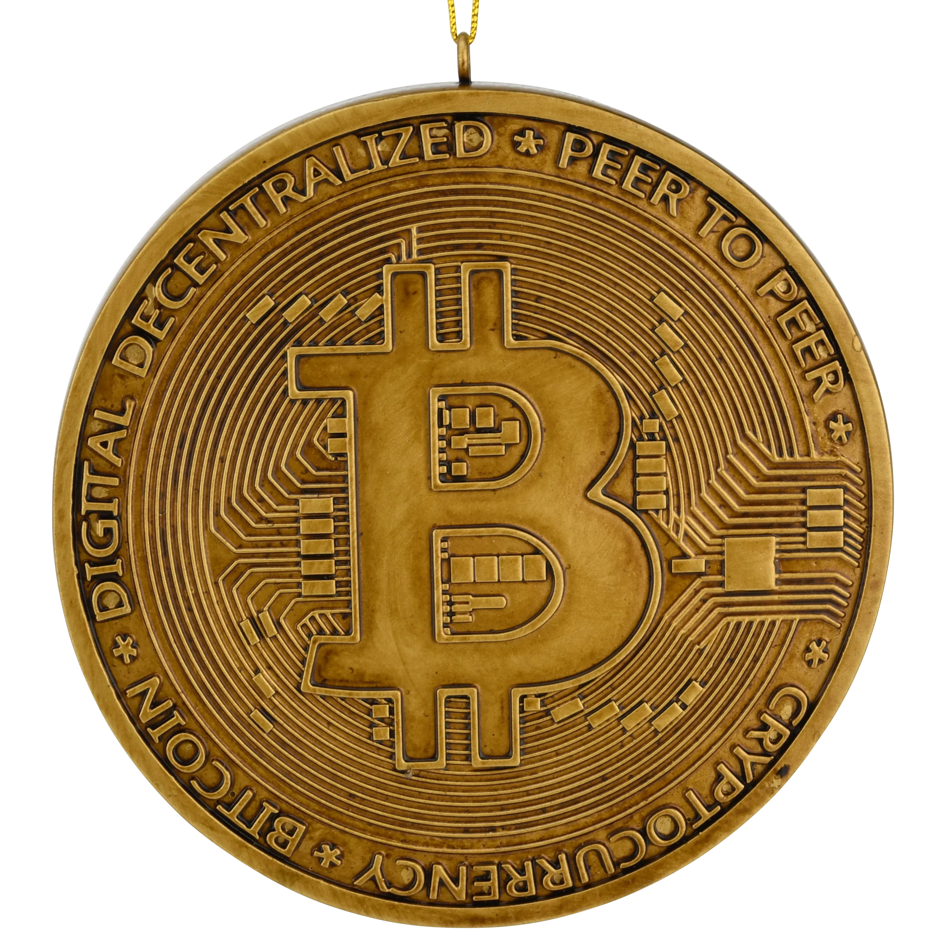 Bitcoin Christmas Ornament Cryptocurrency Money Ornaments