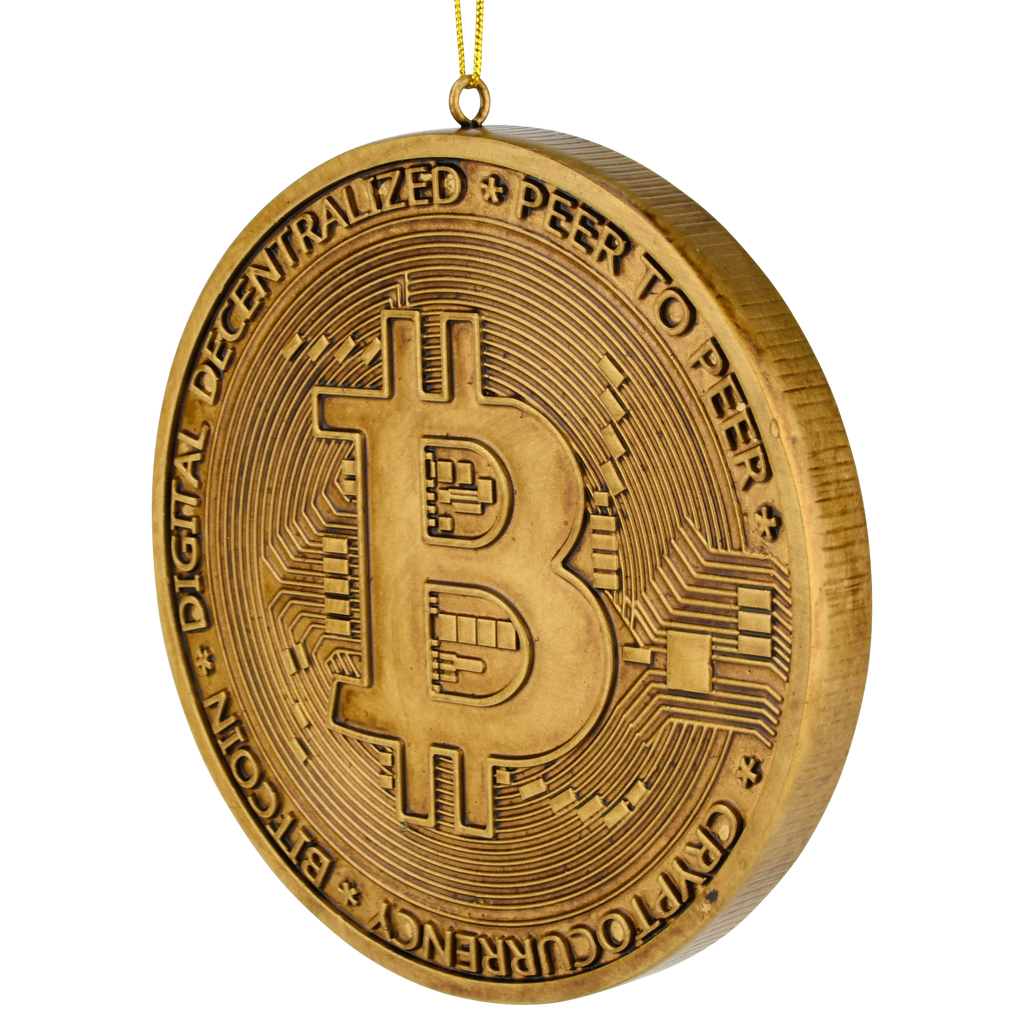 Bitcoin Christmas Ornament Cryptocurrency Money Ornaments
