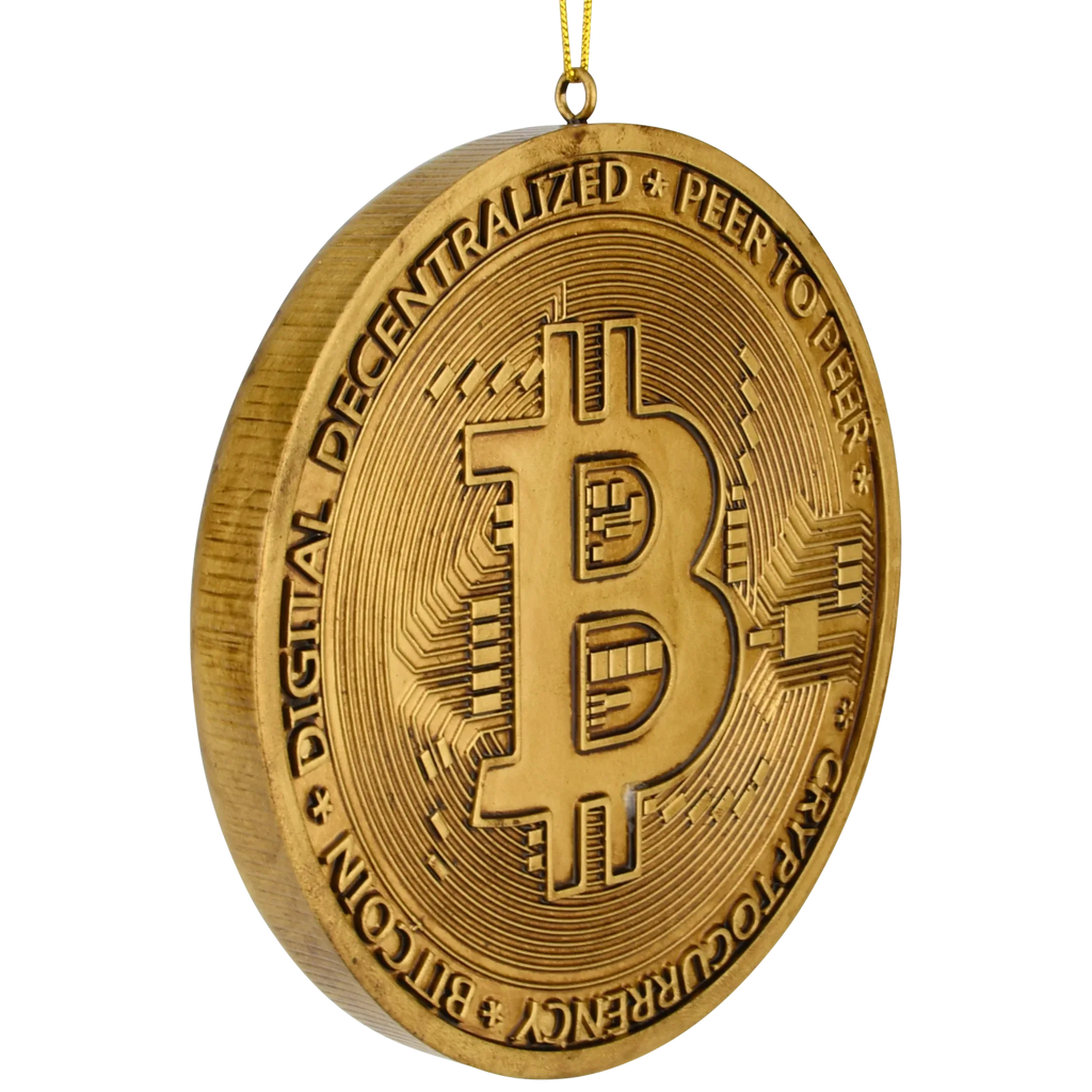 Bitcoin Christmas Ornament Cryptocurrency Money Ornaments