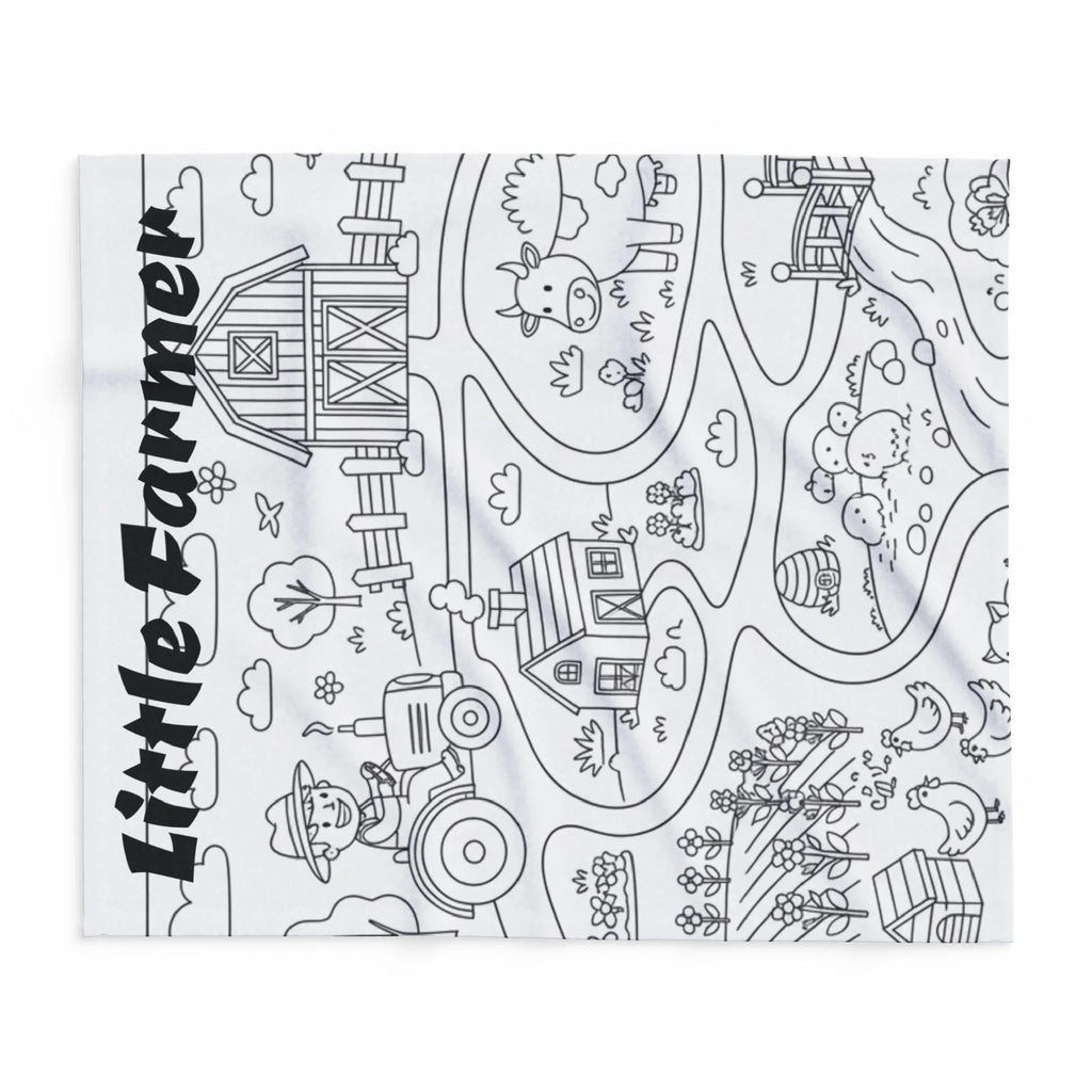 Cozy Farmhouse Fleece Blanket