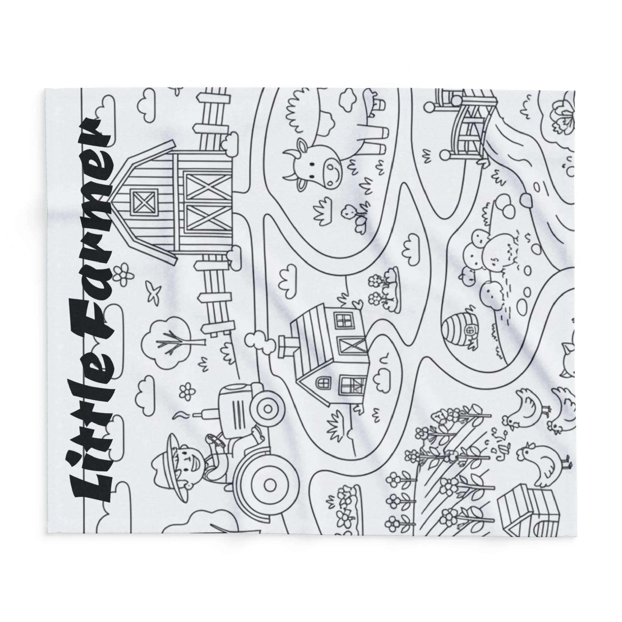 Cozy Farmhouse Fleece Blanket