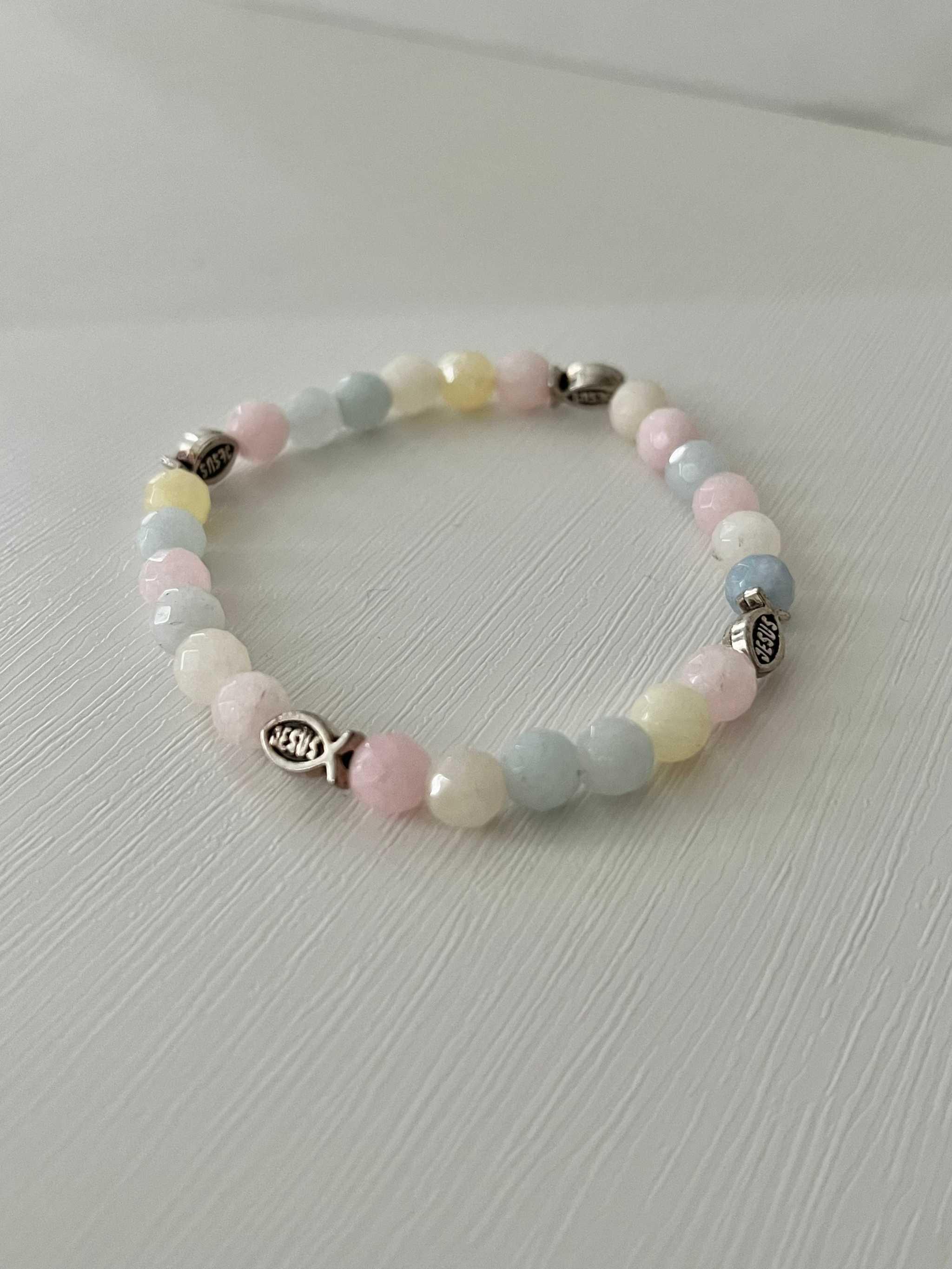 Multicolor Bead Bracelet – Handmade Christian Jewelry