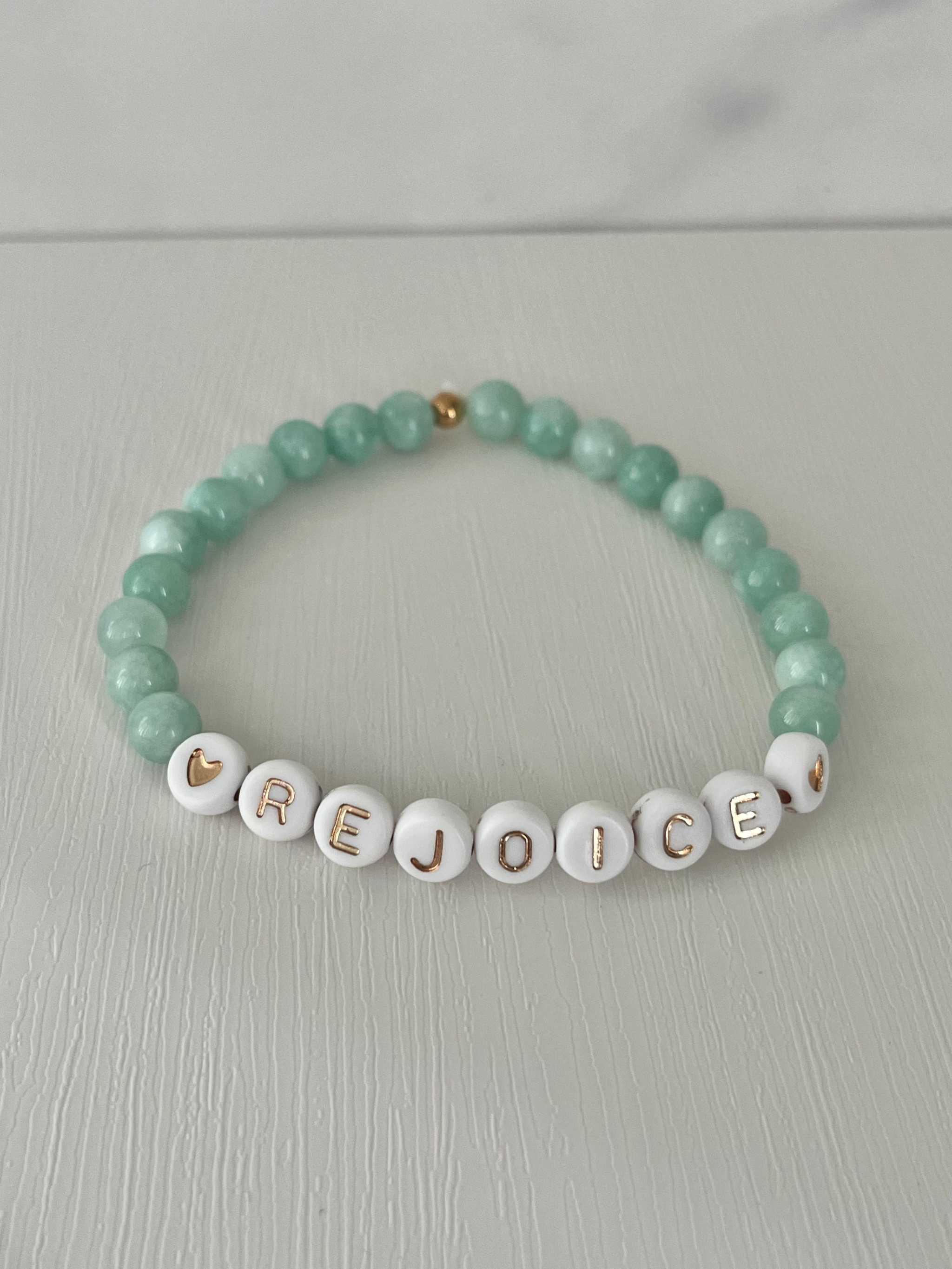 Rejoice Green Jade Bracelet | Beautiful Faith-Inspired Jewelry