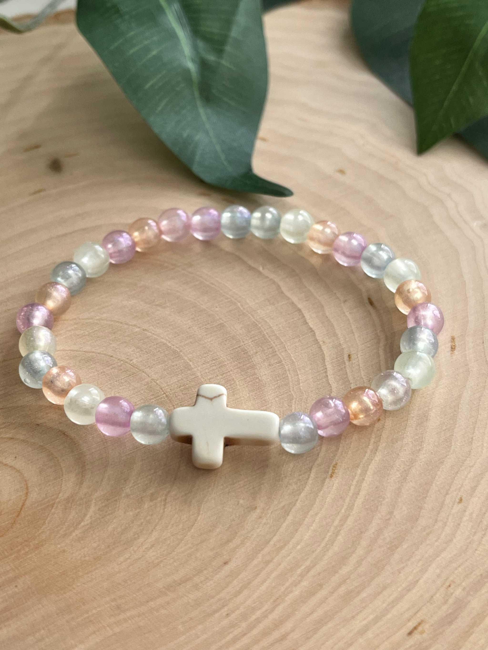 Colorful Christian Bead Bracelet
