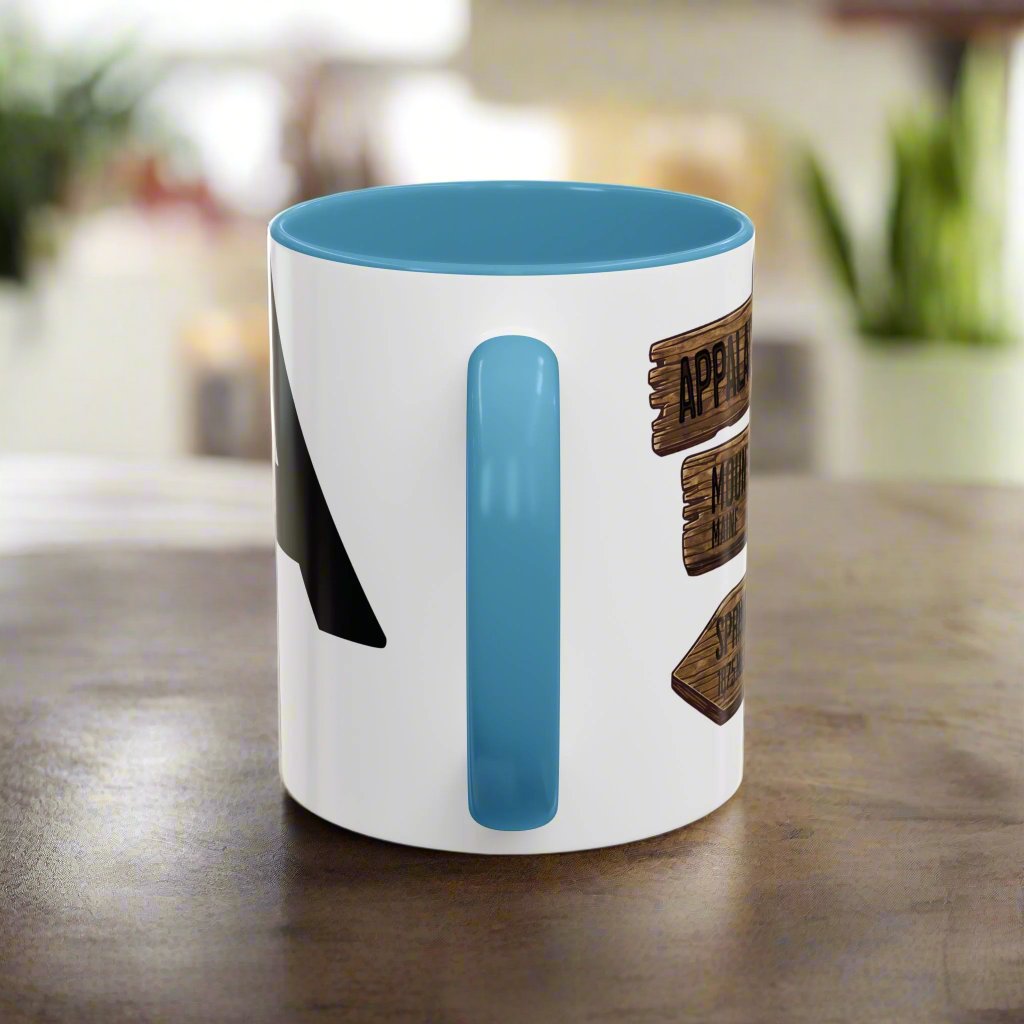 Appalachian Trail Accent Mug AT Mileage Sign