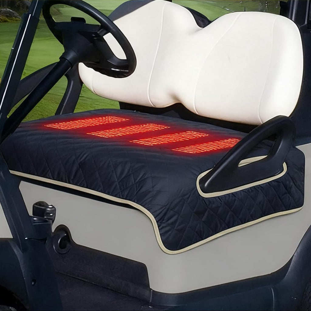 LITEGUEST USB Heated Golf Cart Seat Cushion Winter Warmth Essential