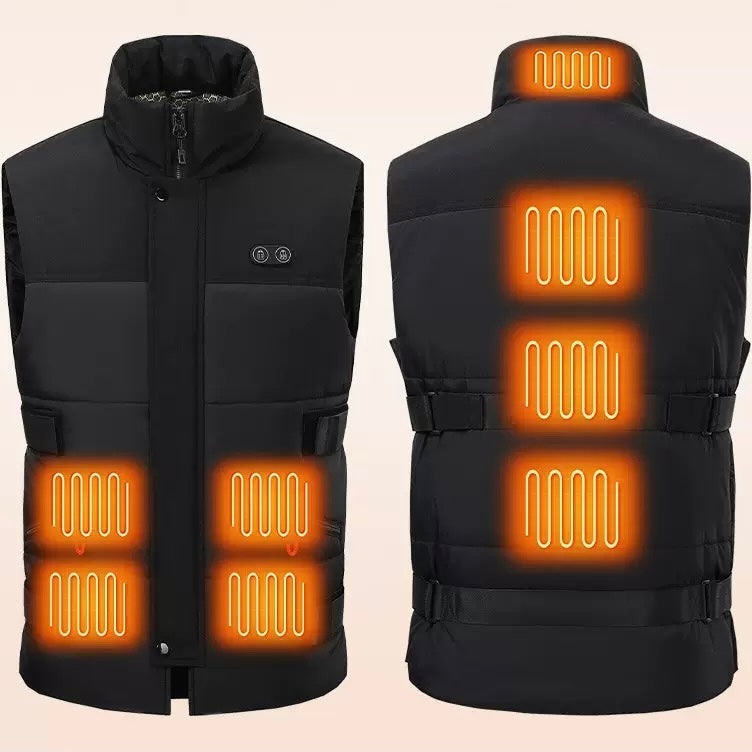 LITEGUEST 8-Zone Heated Vest – Dual Control & Adjustable Fit