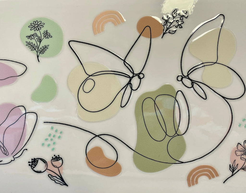 16oz Glass Cup with Lid & Straw