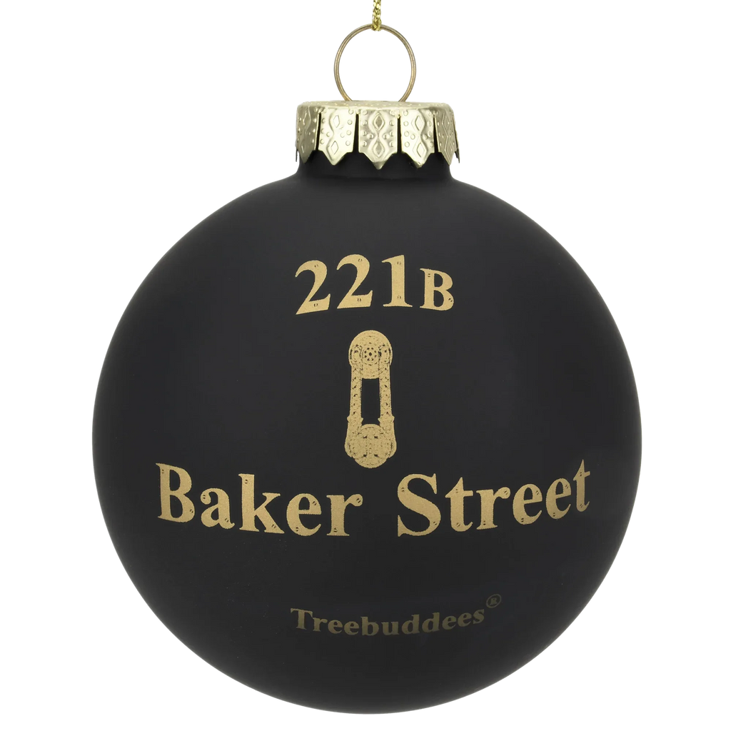 221B Baker Street Sherlock Holmes Christmas Ornament