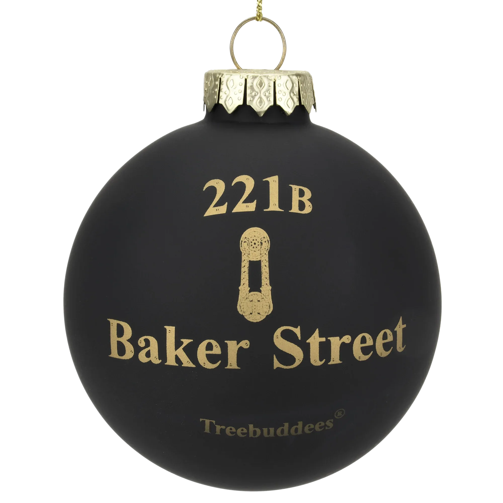 221B Baker Street Sherlock Holmes Christmas Ornament