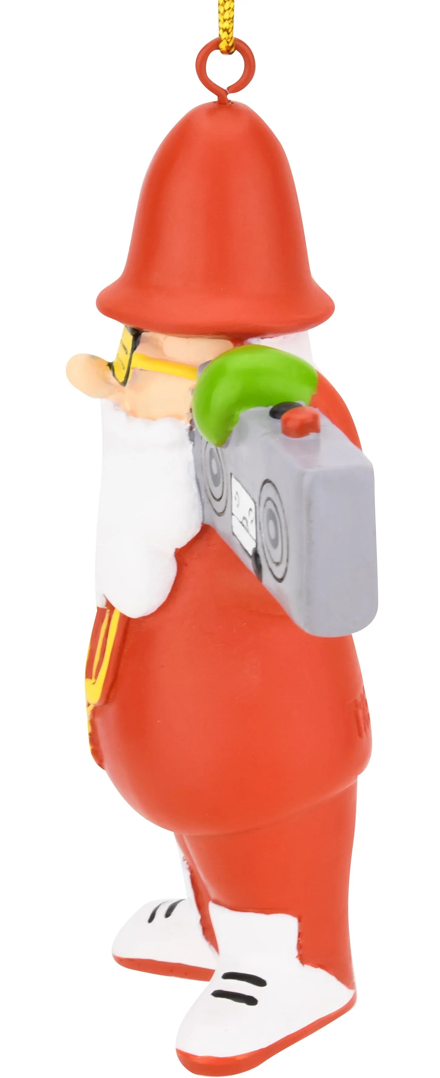 80's Hip Hop Santa Resin Christmas Ornament