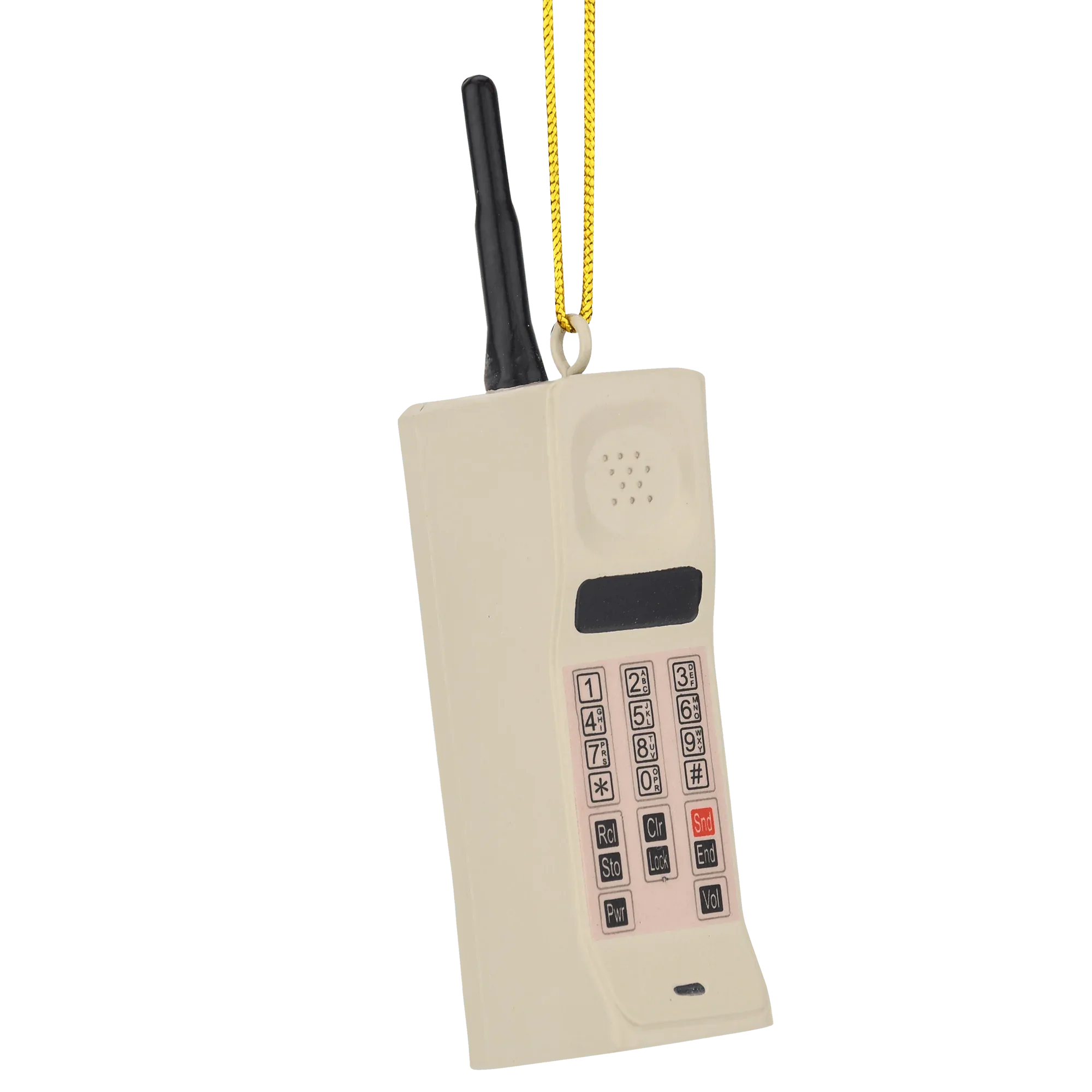 80's Cell Phone Resin Christmas Ornament