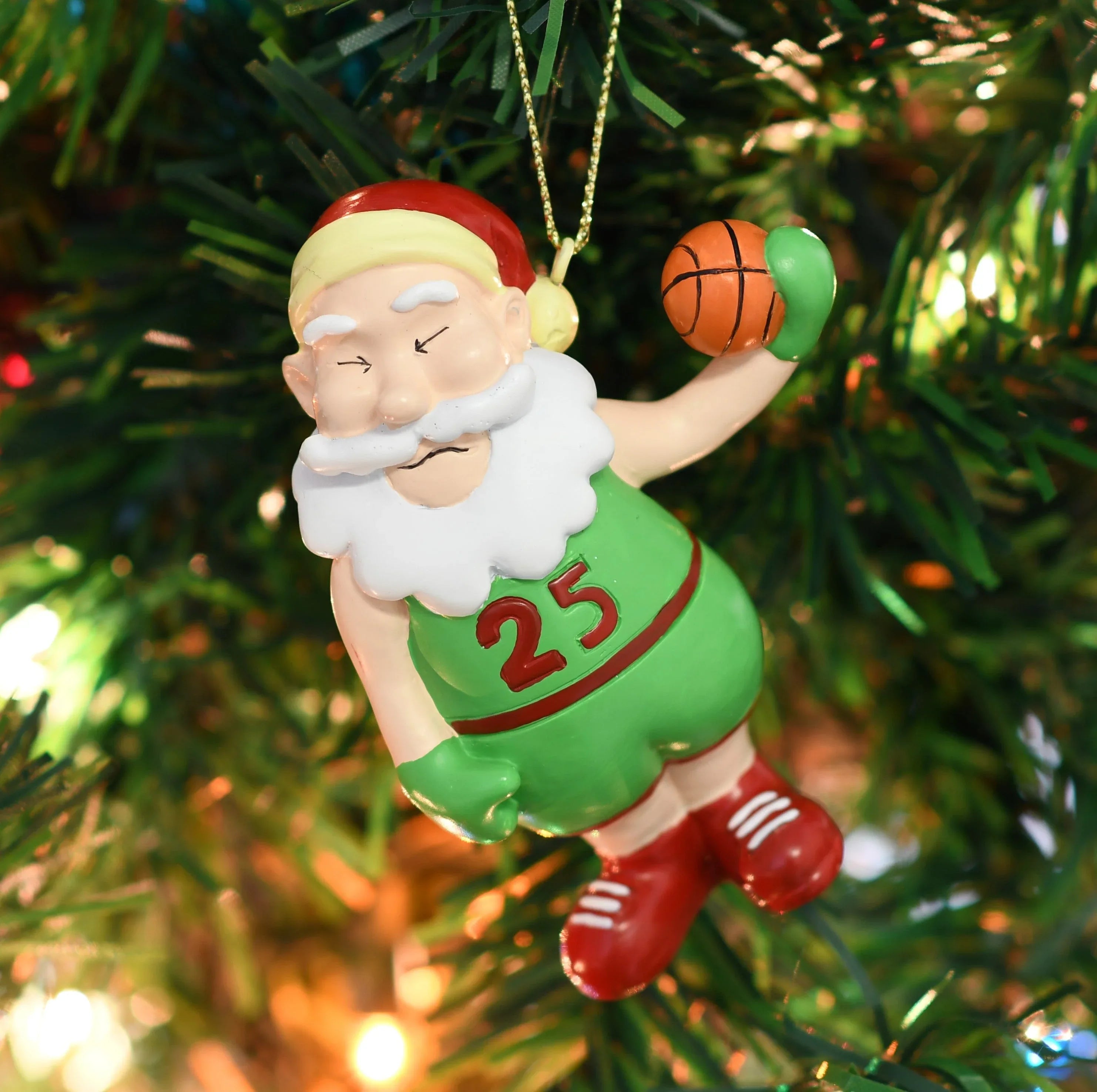 Air Santa™ Basketball Christmas Ornament
