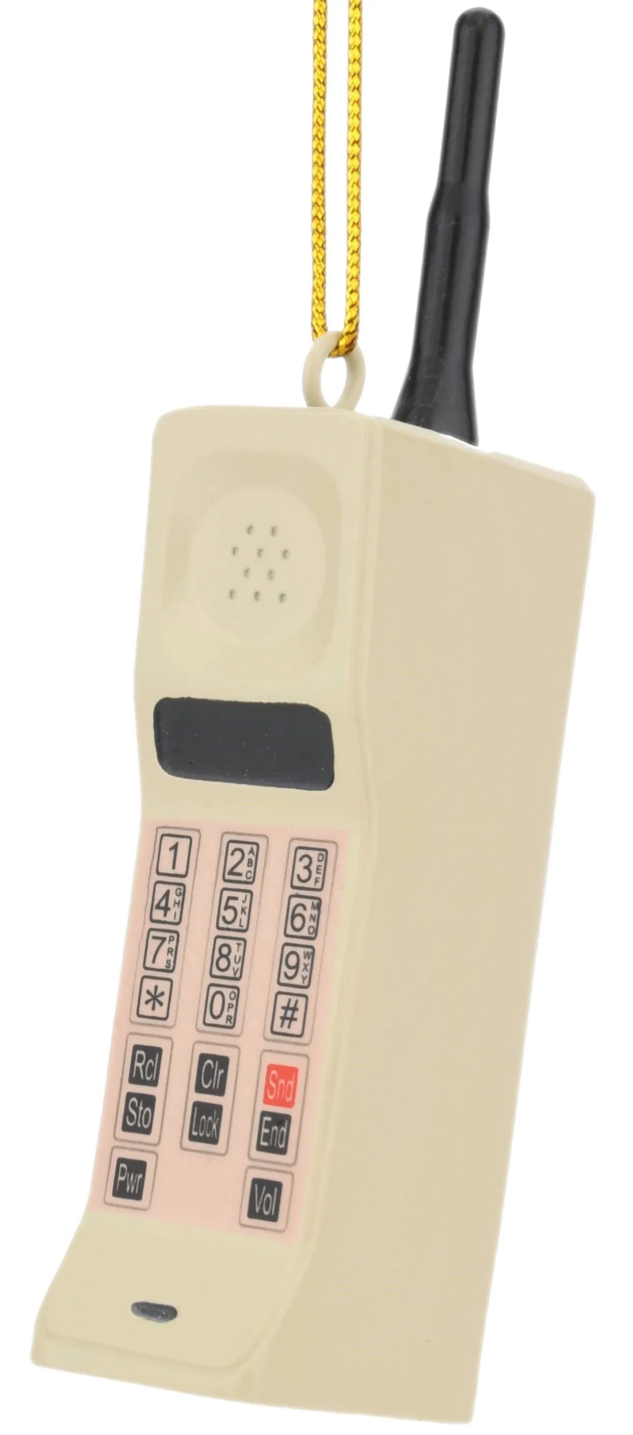 80's Cell Phone Resin Christmas Ornament