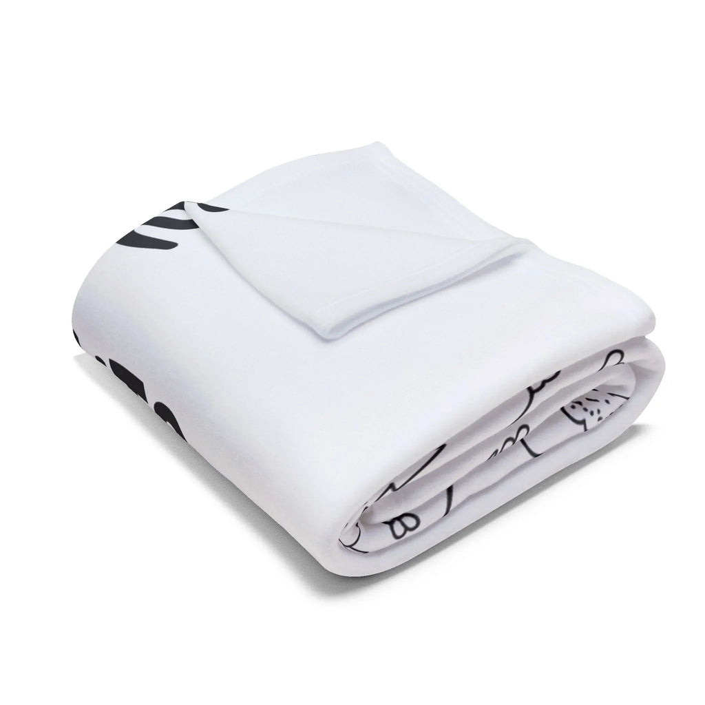 Adventure Awaits Arctic Fleece Blanket - Cozy Travel-Inspired Throw for Adventure Lovers