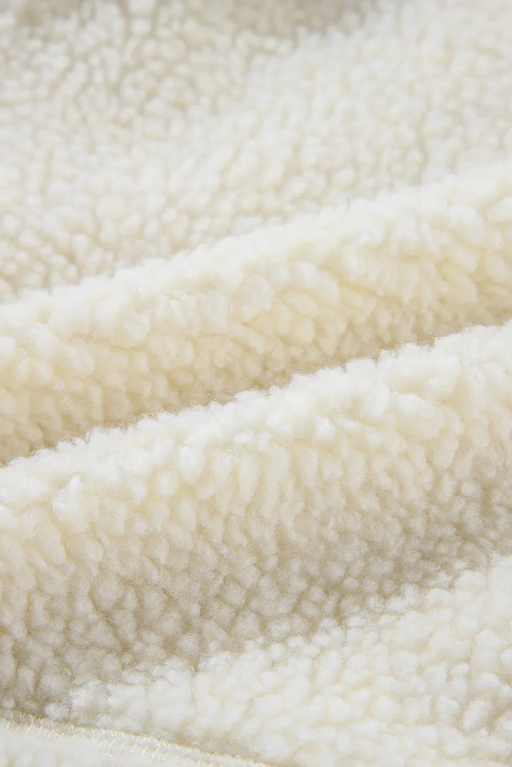 Solid Fleece Zip-Up Drawstring Pocketed Hooded Jacket