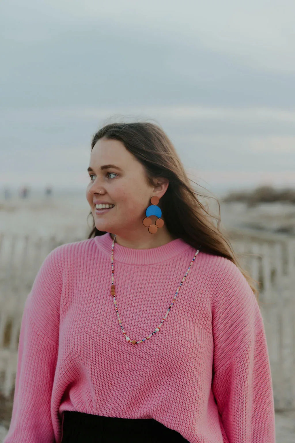 Kavakia Leather Earring