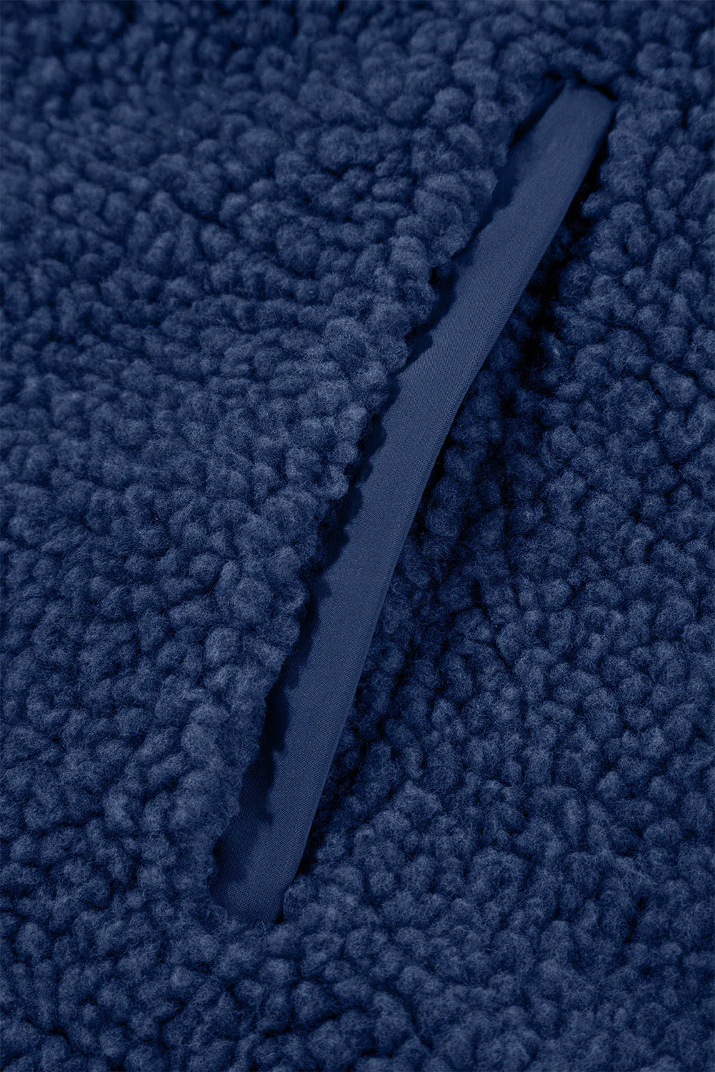 Solid Fleece Zip-Up Drawstring Pocketed Hooded Jacket