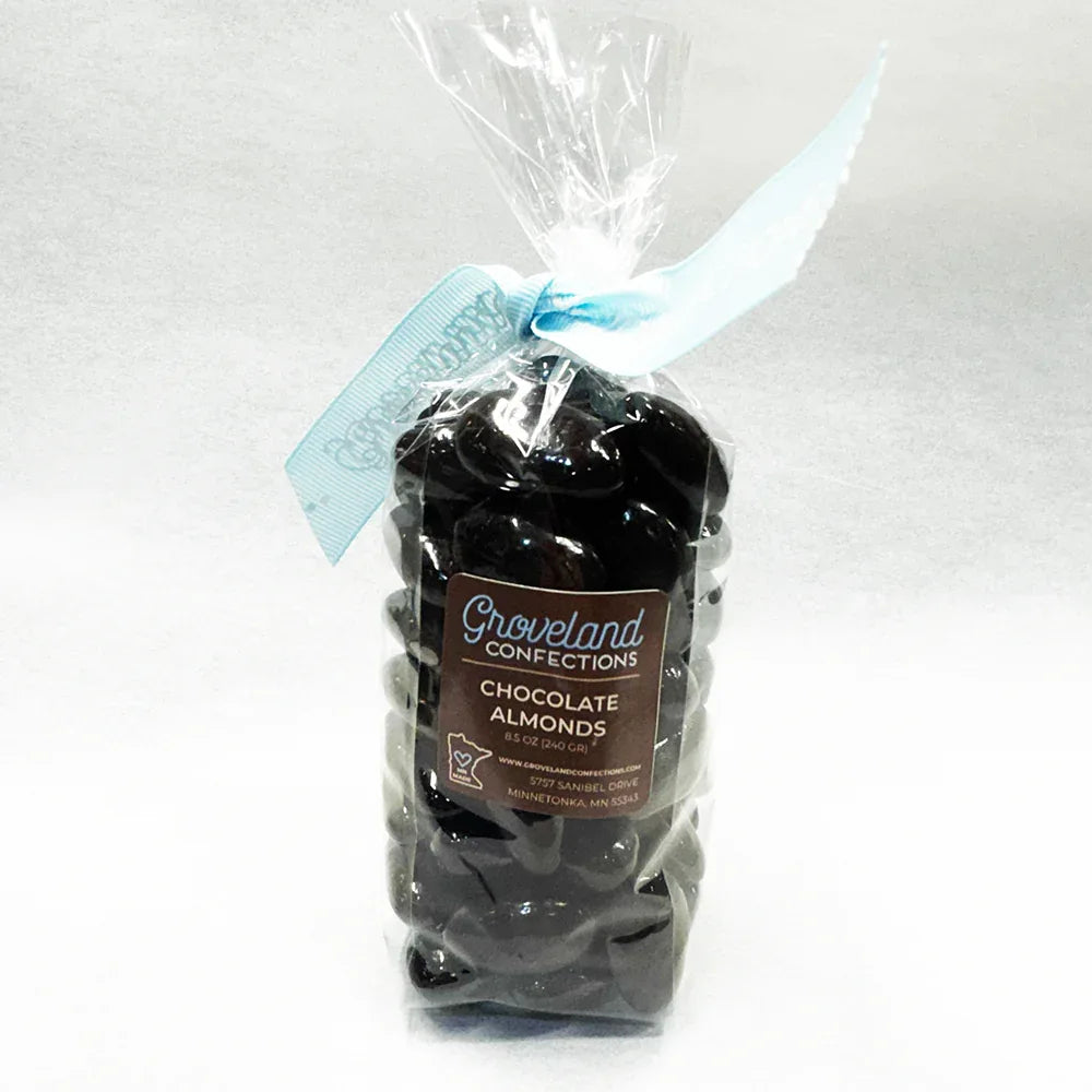 Chocolate Covered Almonds Large (8.5 oz) Dark Chocolate