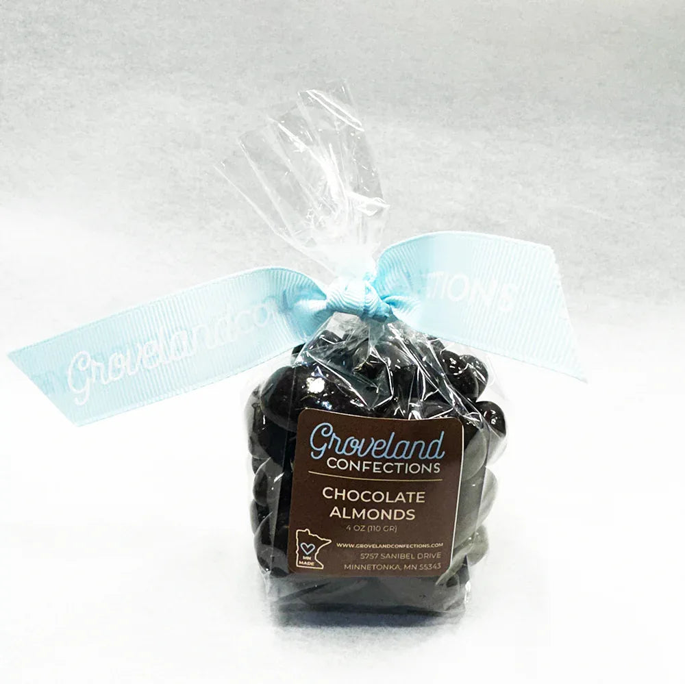 Chocolate Covered Almonds Small (4 oz) Dark Chocolate