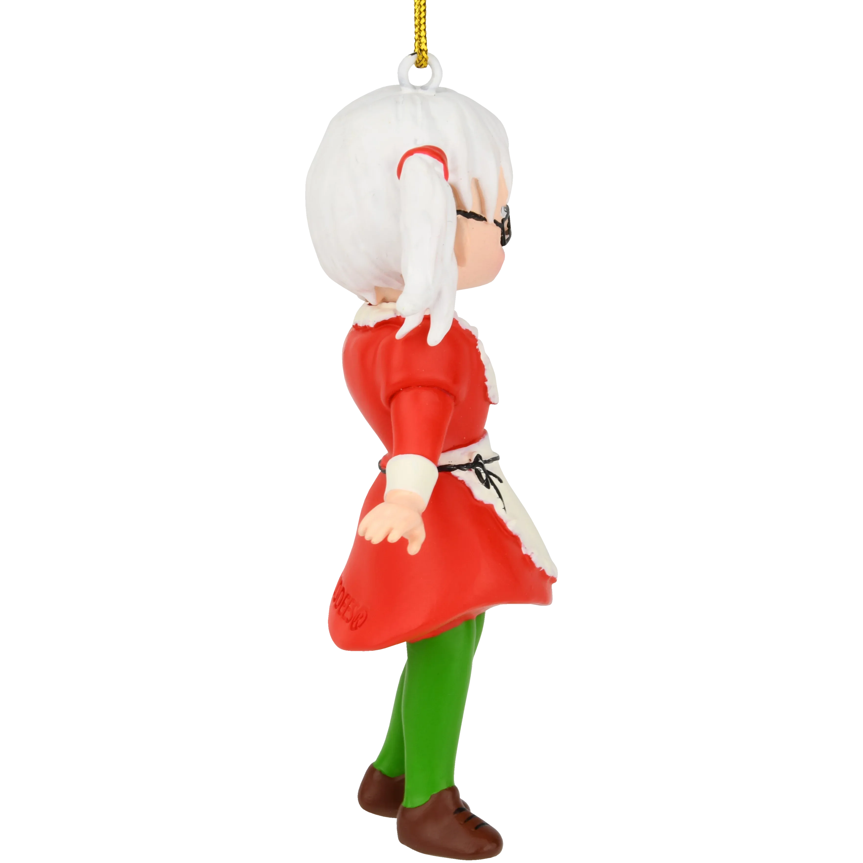 Anime Mrs. Claus Christmas Cartoon Character Ornament