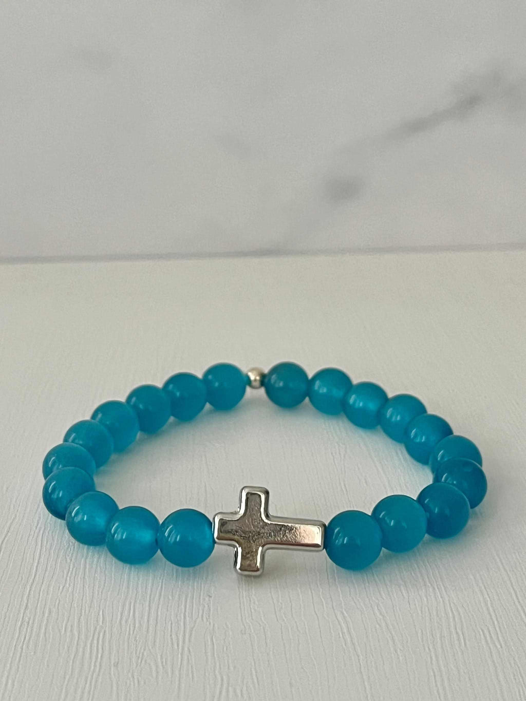 Cross Bead Bracelet Collection - Faith-Inspired Jewelry