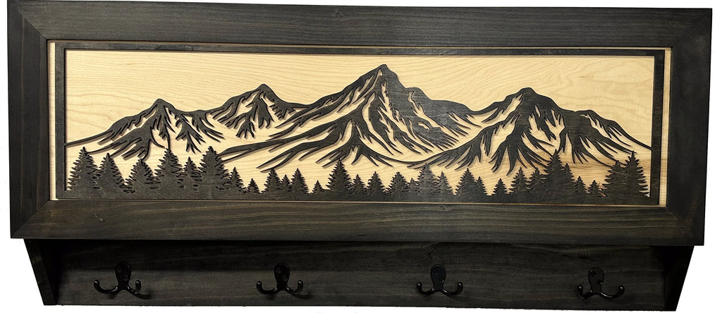 Coat Rack Hidden Gun Storage - Mountain Escape