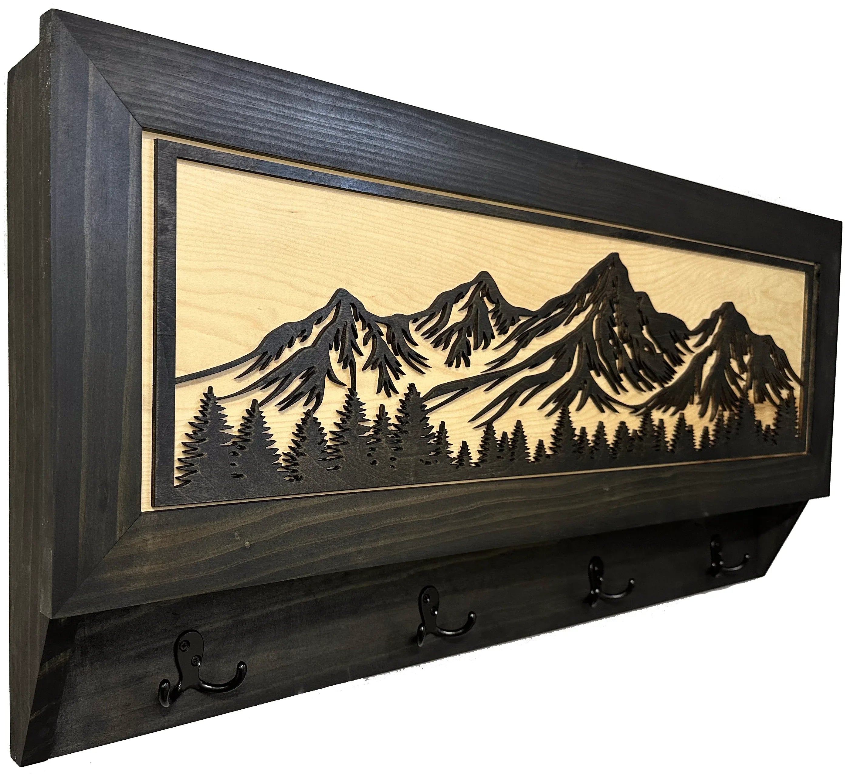 Coat Rack Hidden Gun Storage - Mountain Escape