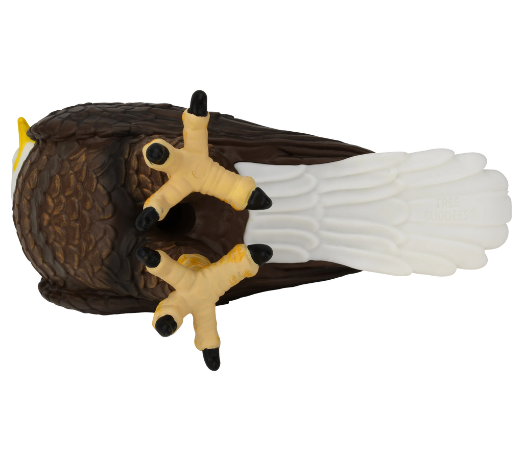 Bald Eagle Christmas Tree Topper - 10" Patriotic Holiday Decoration