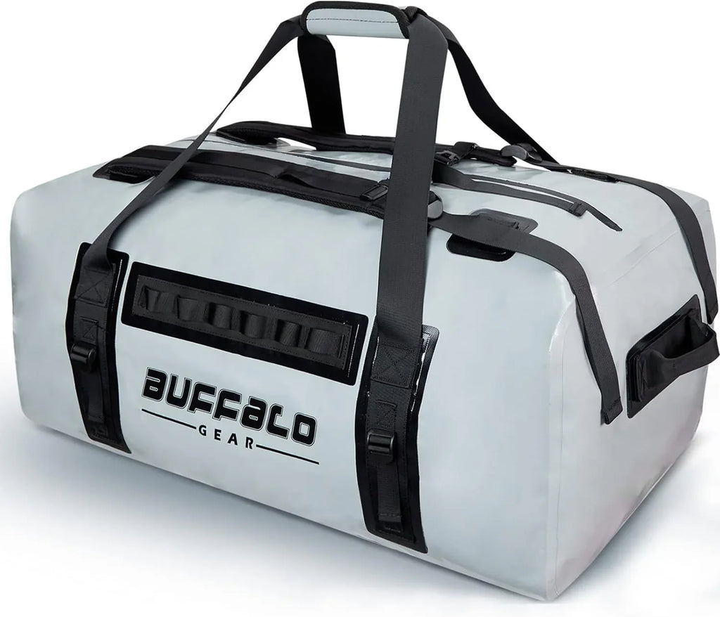 159QT Duffel Bag With Waterproof Zipper Gray