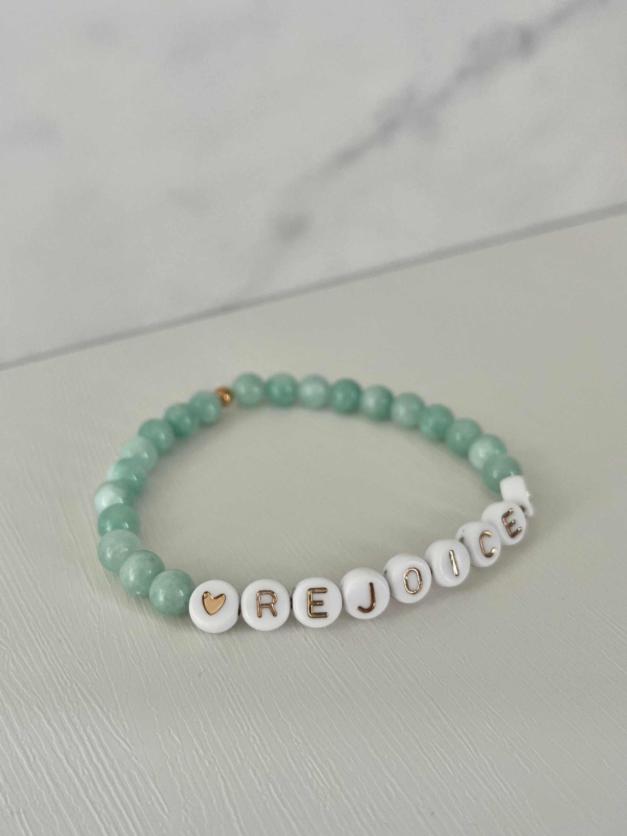 Rejoice Green Jade Bracelet | Beautiful Faith-Inspired Jewelry