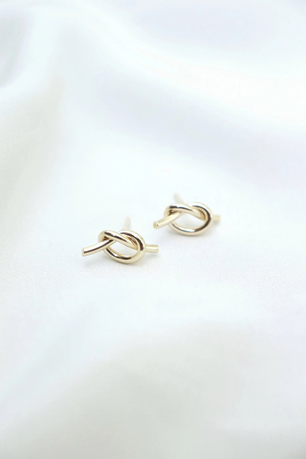 Tie The Knot Earrings - Stainless Steel (Silver and Gold)