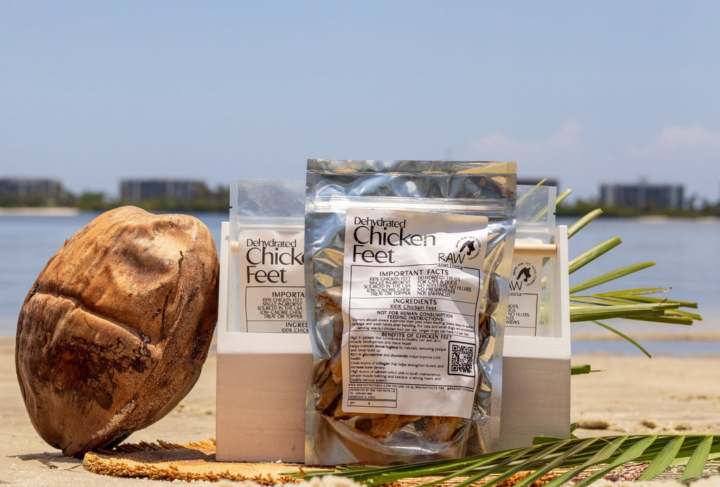 Dehydrated Chicken Feet – 5ct | Raw Instincts | Natural Chew for Cats & Dogs