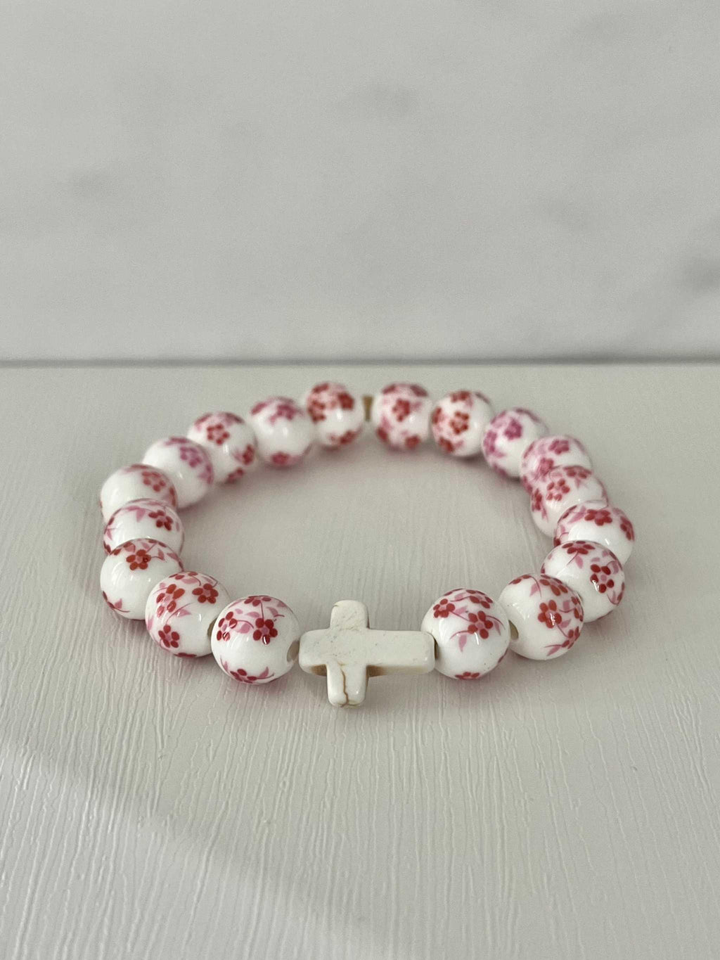 Cross Bead Bracelet Collection - Faith-Inspired Jewelry