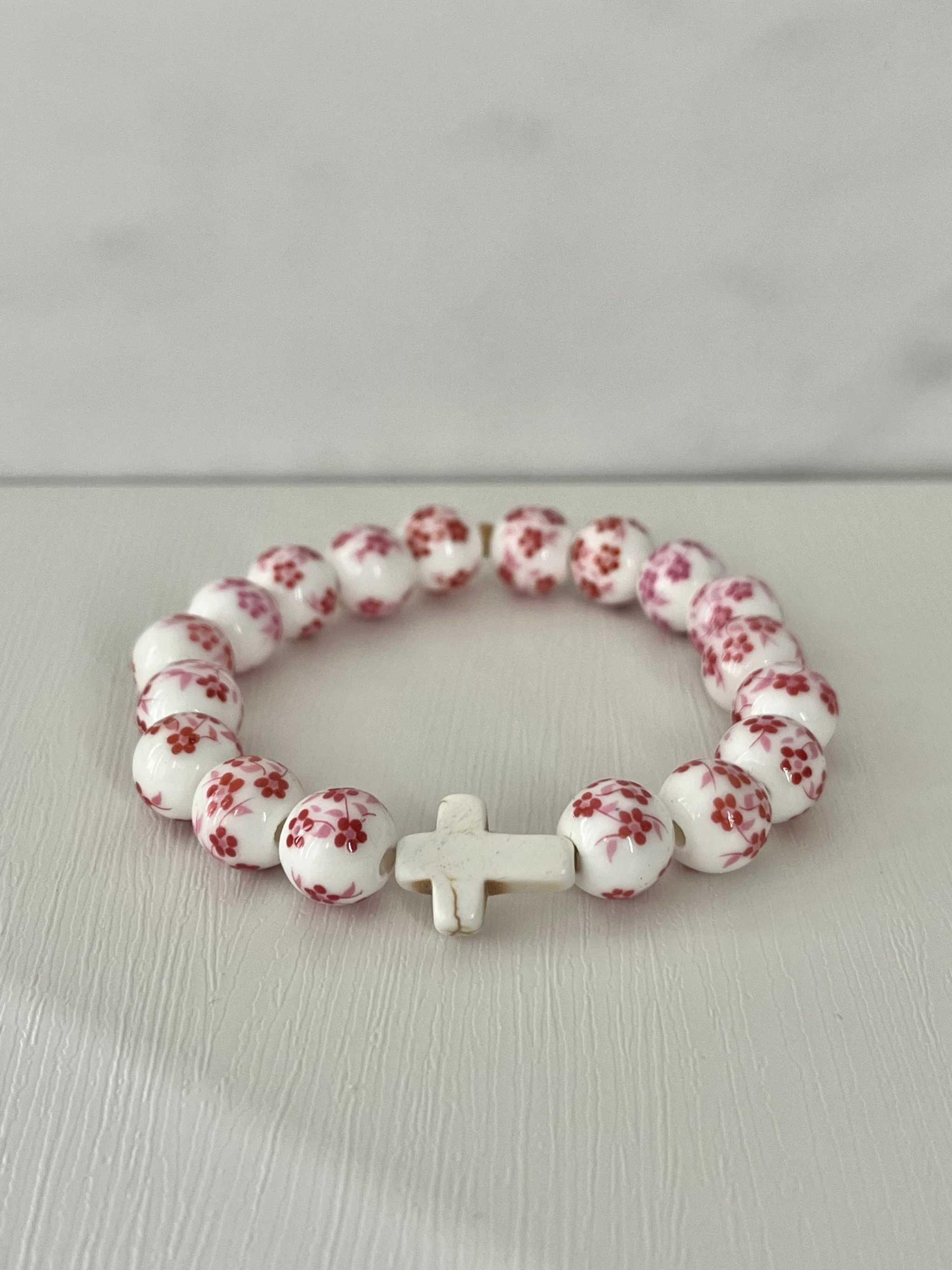 Cross Bead Bracelet Collection - Faith-Inspired Jewelry