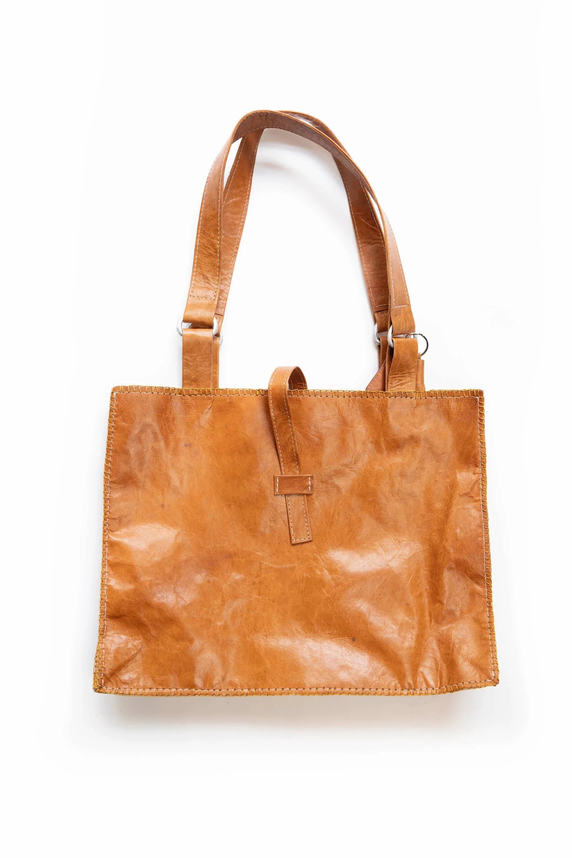 Goat Leather Tote Leather Leather