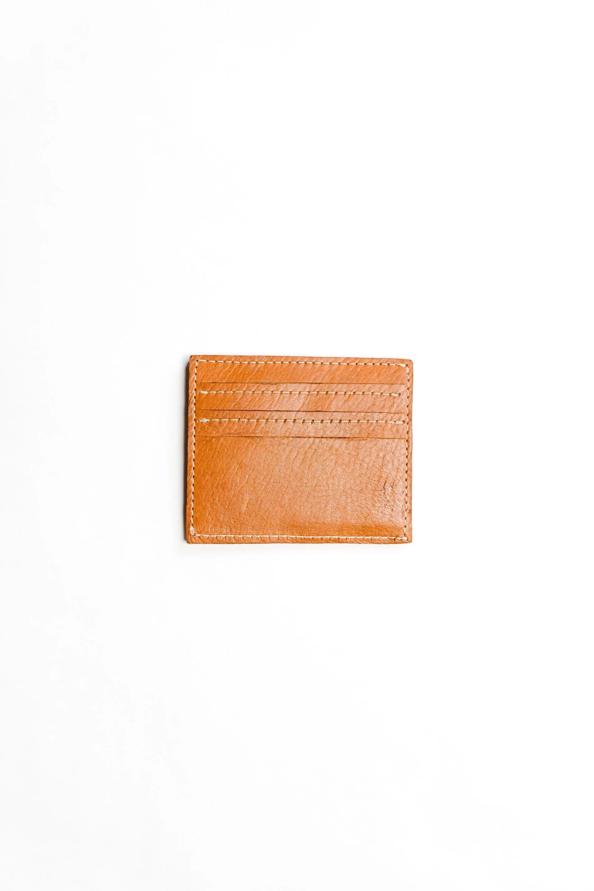 Minimalist Leather Wallet Caramel