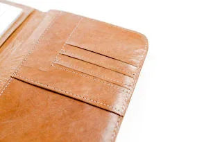 Dual Loading Leather Portfolio