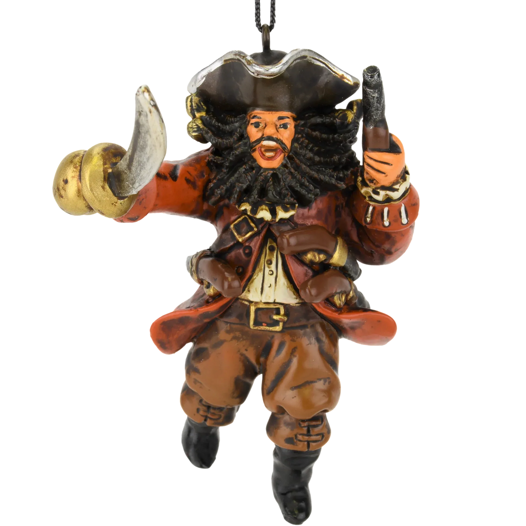 Blackbeard The Pirate Halloween / Christmas Ornaments